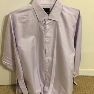 Dress shirt for use with cuff links